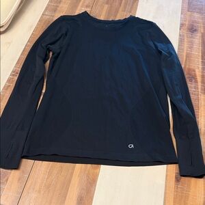 GAP Black GapFit Long Sleeve Shirt